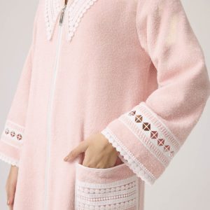 Selene Cotton Bathrobe Light Pink