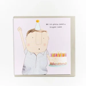 Bigger Birthday Cake Card