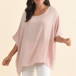 Mali Light Pink Drape Top