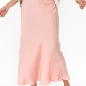 Santorini Pink Maxi Skirt