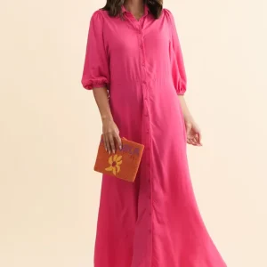Trinity Fuchsia Tie Dress